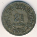 Северное Борнео, 2 1/2 цента (1903 г.)