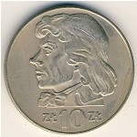 Poland, 10 zlotych, 1969–1973