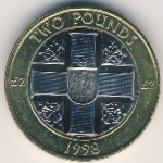 Guernsey, 2 pounds, 1998–2006