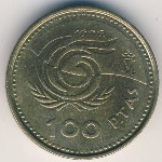 Spain, 100 песет, 1999