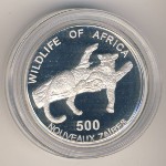 Zaire, 500 новых заир, 1996