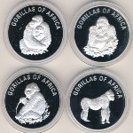 Uganda, Набор монет, 2003