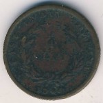 Стрейтс-Сетлментс, 1/4 цента (1845 г.)
