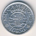 Мозамбик, 10 эскудо (1955 г.)