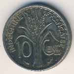 French Indo China, 10 центов, 1939
