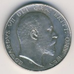 Великобритания, 1/2 кроны (1902 г.)