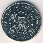 Sierra Leone, 50 центов, 1980