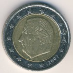 Бельгия, 2 евро (2007 г.)