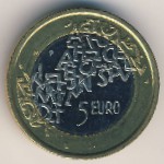 Finland, 5 euro, 2006