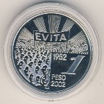 Argentina, 1 песо, 2002