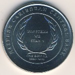 East Caribbean States, 1 dollar, 2008