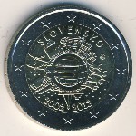 Slovakia, 2 euro, 2012