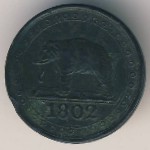 Ceylon, 1/192 ригсдаллера, 1802
