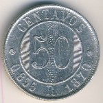 Гватемала, 50 сентаво (1870 г.)