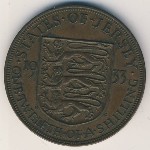 Jersey, 1/12 шиллинга, 1933