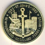 Canada, 100 долларов, 1983