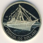 Canada, 100 долларов, 1991