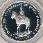 Фолклендские острова, 50 пенсов (1993 г.)
