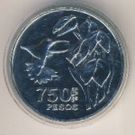 Колумбия, 750 песо (1978 г.)