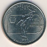 США, 1/4 доллара (1999 г.)