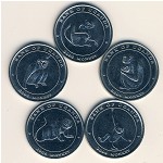 Uganda, 5 х 100 шиллингов, 2004