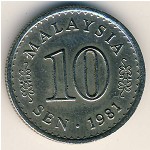 Малайзия, 10 сен (1967&ndash;1988 г.)