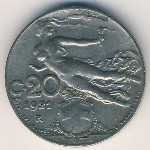 Италия, 20 чентезимо (1921 г.)