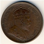 Straits Settlements, 1 cent, 1903&ndash;1908