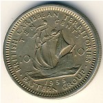 East Caribbean States, 10 cents, 1955&ndash;1965