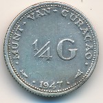 Curacao, 1/4 gulden, 1944–1947