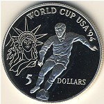 Niue, 5 dollars, 1991