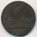 Kent, 1/2 penny, 1795