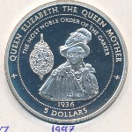 Pitcairn Islands, 5 dollars, 1997
