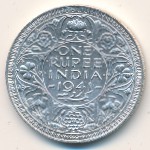 British West Indies, 1 rupee, 1939–1943