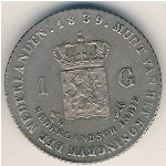 Нидерландская Индия, 1 гульден (1839 г.)