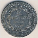 Anhalt-Bernburg, 1 thaler, 1806&ndash;1809