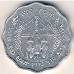 Индия, 10 пайс (1976 г.)