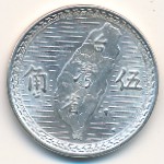 Taiwan, 5 chiao, 1949