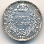 British Guiana, 4 pence, 1917–1936