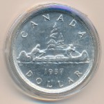 Канада, 1 доллар (1937–1947 г.)