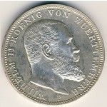 Вюртемберг, 3 марки (1908 г.)