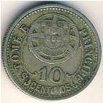 Sao Tome and Principe, 10 centavos, 1929