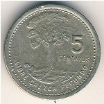 Guatemala, 5 centavos, 1977–1979