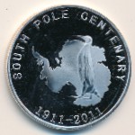 South Pole., 5 dollars, 2011