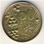Moldova, 50 bani, 1997–2008