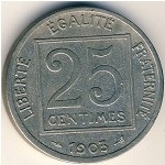 France, 25 centimes, 1903