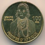 Bassas da india., 100 francs, 2012