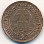 South Africa, 1/4 penny, 1951–1952