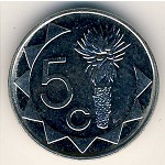 Намибия, 5 центов (1993&ndash;2007 г.)