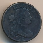 USA, 1 cent, 1796–1807